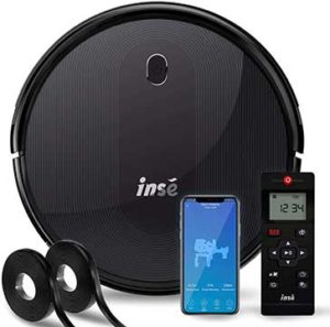  INSE Robot Vacuum Cleane , 2000Pa Strong Suction , WiFi Alexa Connected