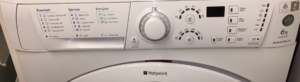 Hotpoint Washing Machine with the control panel