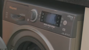 Hotpoint Washing Machine with the door open