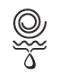 Indesit Spin and Drain Function Symbol