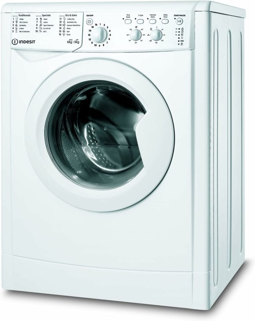 Indesit Eco Time IWDC6125 6Kg 5Kg Washer Dryer with 1200 rpm