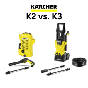Karcher pressure washer comparison k2 vs k3
